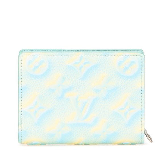 Louis Vuitton Monogram Portefeuille Claire Bifold Wallet M81564 Verdeaux Blue... - Picture 1 of 11